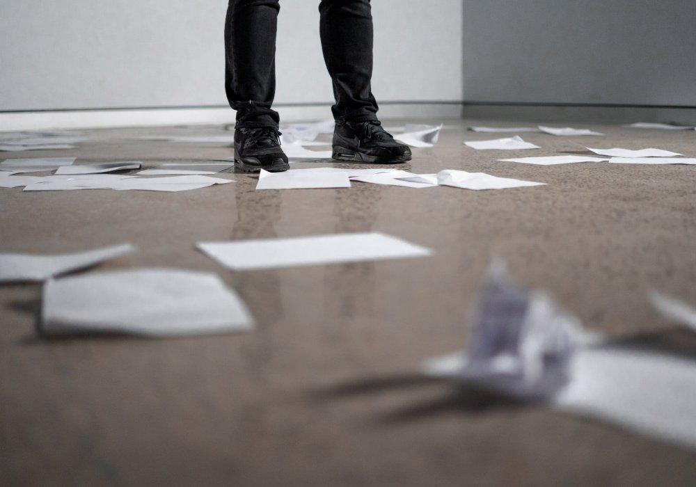 Splattered documents